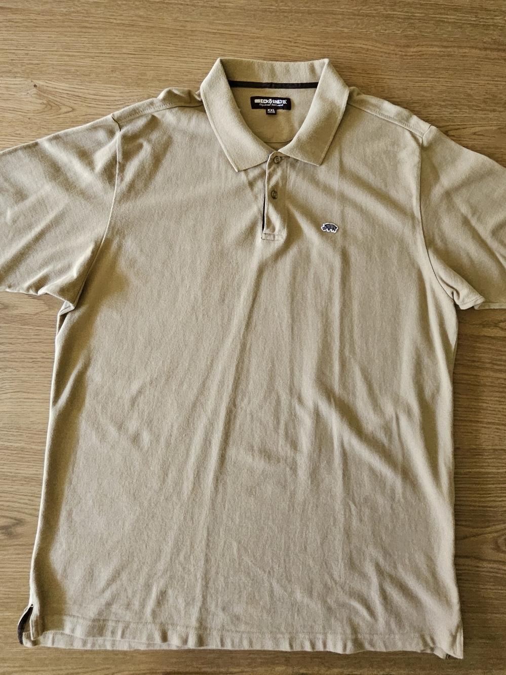 ECKO UNLTD Men's Beige Polo Shirt - Classic Short Sleeve